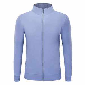Veste zippée intégrale pour homme, sans capuche, en molleton de coton, sweat-shirt brodé 3D, vêtements de sport, fournisseur, exportateur - Product Image 2