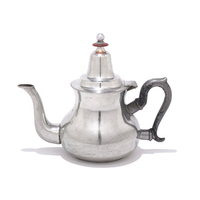 Théière en laiton antique George, ensembles de café et de thé, Chaman Inde