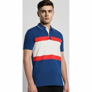 เสื้อโปโลผ้าฝ้ายมีสไตล์และใส่สบายสำหรับผู้ชายมาใหม่เสื้อผ้าแนวสตรีทพร้อมลายปัก - Product Image 3