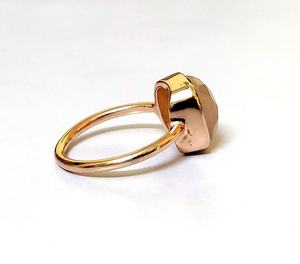 Excellentes bagues en pierre de quartz Rose 100% naturel plaqué or Rose faites à la main, bagues en quartz rose, bijoux en pierre naturelle - Product Image 2