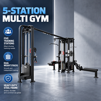 Machine de musculation BN Selectorized Weight Stack, équipement de salle de sport commercial, multi-gym 5 stations
