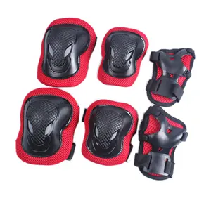 キッズスポーツ安全保護セット-サイクリングバイクスケート子供用パームパッドエルボーパッドニーパッド厚手の保護セット