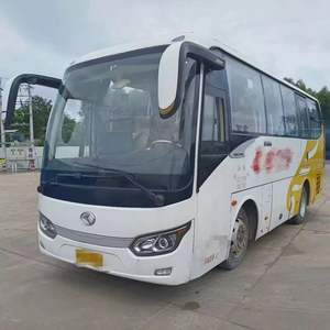 Autocar de tourisme King Long à un seul moteur arrière, 30 places, d'occasion, avec sièges en cuir - Product Image 1