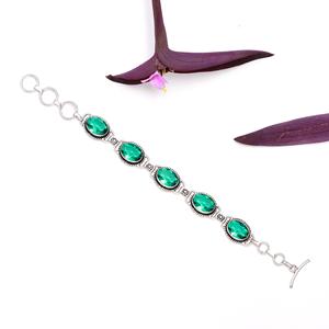 Apatite Quartz Ovale Gemstone Bangle & Bracelet Bijoux fait à la main de haute qualité Multi Stone Statement Apatite Quartz Bracelet - Product Image 3