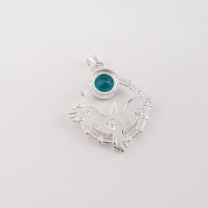 Apatite <b>Silver</b> Pendant 925 Sterling <b>Silver</b> Necklace Handmade March Birthstone Jewelry <b>for</b> <b>Women</b> Gift Fashion <b>Top</b> Grade IGI - Product Image 4