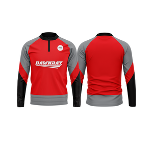 Veste polaire à fermeture éclair quart de tour pour hommes, femmes et jeunes, vêtements de sport, séchage rapide, pull d'équipe - Product Image 1