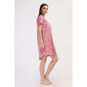 Túnica KADIN P.SUPREM O YAKA KISA KOL ETEGI OVAL CEPLI - ROSA - ROSA - Product Image 2