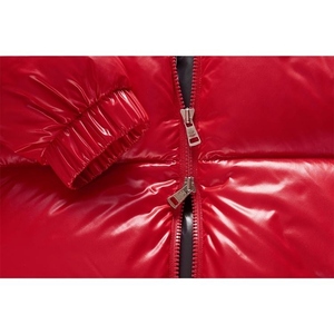 Premium Factory Wholesale Mens 2025 Fashion Contrast Color Hooded <b>Waterproof</b> Puffer <b>Jacket</b> <b>Padding</b> Effect Winter Customizable - Product Image 6