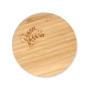 Venta al por mayor barato cuadrado redondo forma totalmente sólido natural de bambú vajilla posavasos - Product Image 4