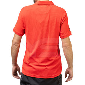 Vente en gros de polos de sport pour hommes en coton/élasthanne avec logo personnalisé en tissu mélangé pour l'été - Product Image 5
