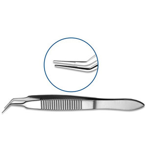Pinzas McPherson de Precisión de Grado Hospitalario para Cirugía, Mandíbulas Anguladas de 7.5 mm, Instrumentos de Microcirugía Oftálmica para Ojos - Product Image 1