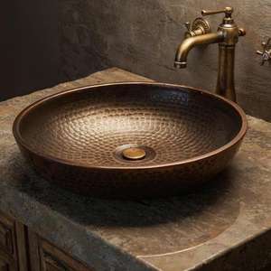 Productos de Cobre Marroquíes Hechos a Mano, Artesanía Tradicional, Decoración para el Hogar, Utensilios de Cocina, Artículos Metálicos Decorativos, Idea de Regalo Única - Product Image 1