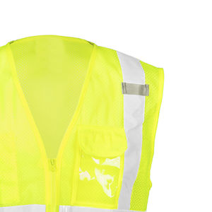 เสื้อกั๊กนิรภัย ANSI Class 1 สีพื้น ขนาดสั่งทำได้ ขายดีที่สุด ผลิตจากโพลีเอสเตอร์ รับทำโลโก้ตามสั่ง OEM/ODM คุณภาพสูง ขายส่ง - Product Image 5