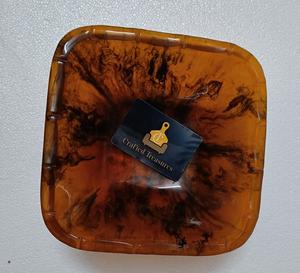 ขาตั้งเค้กเรซิ่นอีพ็อกซี่แบบคลาสสิกสำหรับการนำเสนอเค้กส่วนตัว ของตกแต่งบ้าน ขาตั้งเค้กเรซิ่นลายวนอเนกประสงค์ - Product Image 5