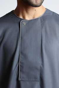 Elegante Jubba para Hombre, Thobe de Manga Larga, Túnica Tradicional Musulmana, Fabricante de Ropa Musulmana al por Mayor - Product Image 3
