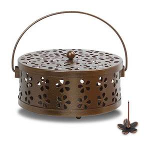 Quemador de incienso de estilo antiguo de alta calidad en metal para usos espirituales en templos altares de hogar y meditación - Product Image 4