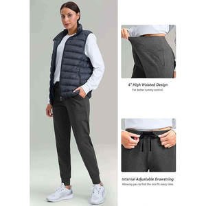 Custom Logo Printing Solid Breathable Eco-Friendly Plus Size Women's <b>High</b> <b>Waist</b> Yoga <b>Leggings</b>-Sweat-Wicking <b>Tummy</b> <b>Control</b> - Product Image 6