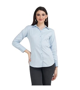 Camisas de vestir formales con estilo de secado rápido para mujer Oficina de negocios Casual moda manga larga Slim Fit camisa de vestir Formal al por mayor - Product Image 6