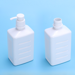 Logotipo personalizado Color 500ml Botella de PET blanca opaca Embalaje ecológico para desinfectante de manos Cosméticos Gel de ducha Champú - Product Image 2