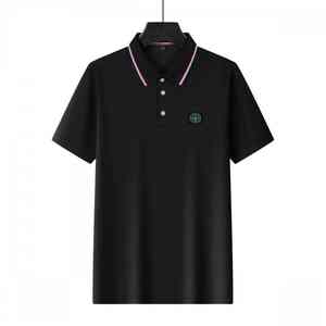 High Quality Men Polo <b>Shirt</b> in Solid Colors Perfect for Casual Office and Summer Streetwear - Product Image 4