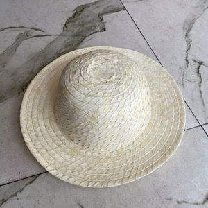 หมวกฟางชายหาดแบรนด์พร้อมขอบขนาดใหญ่สำหรับงานปาร์ตี้งานแต่งงานวันหยุดฤดูร้อนบาร์ร้านอาหารหมวกตกแต่งของขวัญออกแบบโลโก้ได้ตามต้องการ - Product Image 1