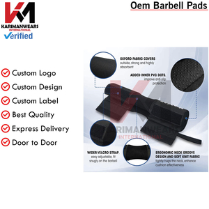 Almohadilla para Barra con Diseño Antideslizante Incorporado, para Empujes de Cadera, Sentadillas, Zancadas, Protección para Cuello y Hombros, Compatible con Barras Estándar - Product Image 4