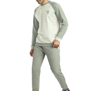 Survêtements en coton personnalisés pour hommes, respirants, grandes tailles, colorés, décontractés, taille élastique, légers, collection hiver - Product Image 1