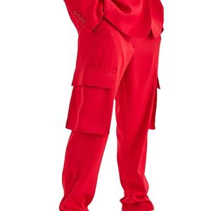 กางเกงคาร์โก้ผู้ชายผ้าฝ้าย 100% น้ำหนักเบา ทรงหลวม ไซส์ใหญ่ ทรงปกติ สีตามสั่ง ระบายอากาศได้ดี ดีไซน์คุณภาพสูง - Product Image 2