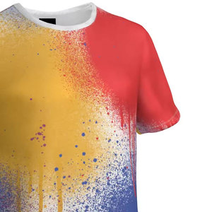 Camiseta de sublimación completa para hombre de estilo veraniego 2024 poliéster con impresión Digital nuevo diseño de patrón superior de Color de moda 100% - Product Image 5