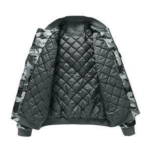 Nueva llegada 2025 chaquetas universitarias de color marrón diseño personalizado al por mayor logotipo bordado personalizado chaqueta universitaria de tela de lana para hombres - Product Image 3