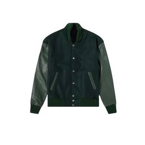 Haute qualité Baseball vestes fabricant professionnel vêtements marques laine cuir manches collège Baseball veste pour hommes 2025 - Product Image 6