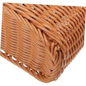 Práctico organizador para el hogar, cesta de almacenamiento para colgar en la pared de ratán, cesta tejida decorativa para artículos diversos y arreglos florales - Product Image 2