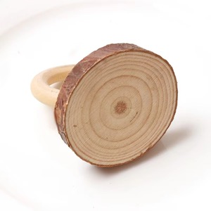 Porte-serviette en bois de qualité supérieure pour table classique, fêtes de mariage, hôtel à manger, touche naturelle chaude de l'Inde - Product Image 6