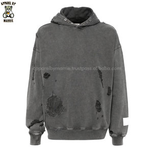 Best Design Comfortable Men Distress Hoodie <b>Workout</b> Training Breathable Athletic Men's <b>Hoodies</b> For Sale - Product Image 2