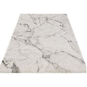 Alfombra de terciopelo de pelo largo Netline Home, diseño abstracto, color crema, estilo hecho a máquina y artesanal para sala de estar, dormitorio, juvenil - Product Image 3