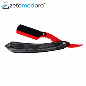 Rasoir droit professionnel pliable pour barbier, lame en acier inoxydable, manche ergonomique, outil de rasage - Product Image 5