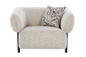 Canapé 4 places en tissu classique de qualité supérieure avec dossier large et accoudoirs incurvés, soutien dorsal confortable avec coussins, en vente - Product Image 5