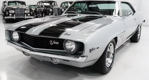 1969 Chevrolet <span class=keywords><strong>Camaro</strong></span> Z/28 vô nhiễm điều kiện cổ điển dụng cụ cầm tay mới bao gồm tay lái bên trái tối nội thất Turbo AWD R16 da - Product Image 5