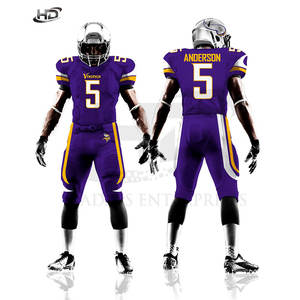 Diseño personalizado uniforme de fútbol americano al por mayor hecho en Pakistán uniforme de fútbol americano - Product Image 5