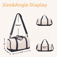 Sac de sport haut de gamme, grande capacité, matériau durable, design confortable, parfait pour l'entraînement physique, les voyages et les activités sportives
