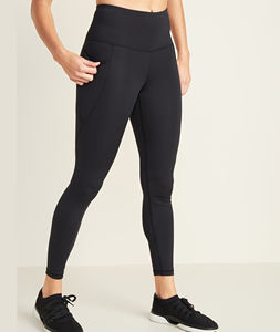 2025 Women's Fearless High Waist Capri <b>Leggings</b> <b>with</b> Side <b>Pockets</b> Solid Fitness Gym Wear OEM Design Serviced - Product Image 1