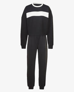 Conjunto de ropa deportiva personalizada de 2 piezas, chándal deportivo de cuello redondo para mujer, ropa deportiva informal para mujer, ropa de gimnasio, chándales transpirables - Product Image 6