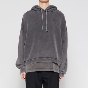 Sudadera con Capucha para Hombre de Primera Calidad, Diseño Personalizado con Logotipo, Lavado Ácido, en Varios Colores, Transpirable - Product Image 1