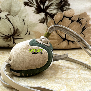 Cagoule de fauconnerie arabe prête à expédier Burqa en cuir de haute qualité avec design qatari traditionnel pour faucons - Product Image 5