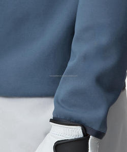 Sweatshirts à col montant de qualité supérieure personnalisés avec demi-fermeture éclair Us 100% sweats à capuche en coton pour hommes - Product Image 2