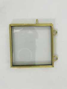 Đặc biệt chất lượng hàng đầu Brass tường treo mini khung ảnh với chuỗi hai mặt kính nổi khung - Product Image 4