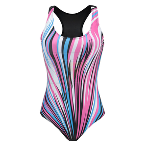 Traje de Baño Deportivo de Una Pieza para Mujer, Shorts de Alta Calidad en Spandex/Poliéster, Transpirable, de Secado Rápido, Anti-UV, con Logotipo Personalizado al por Mayor - Product Image 1