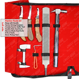 Kit d'outils de maréchal-ferrant Sharpe couteau à lame étroite forgeron ferrage 14 pneu extracteur pince pince de base ramassage conduite marteau - Product Image 3