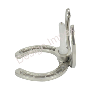Chandelier de qualité minimaliste support fonte d'aluminium fête événement Antique Design cheval étrier bougeoir pour la décoration - Product Image 6