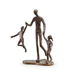 Esculturas de hierro que simbolizan las uniones emocionales, la unidad y el amor compartido entre los miembros de la familia. - Product Image 1